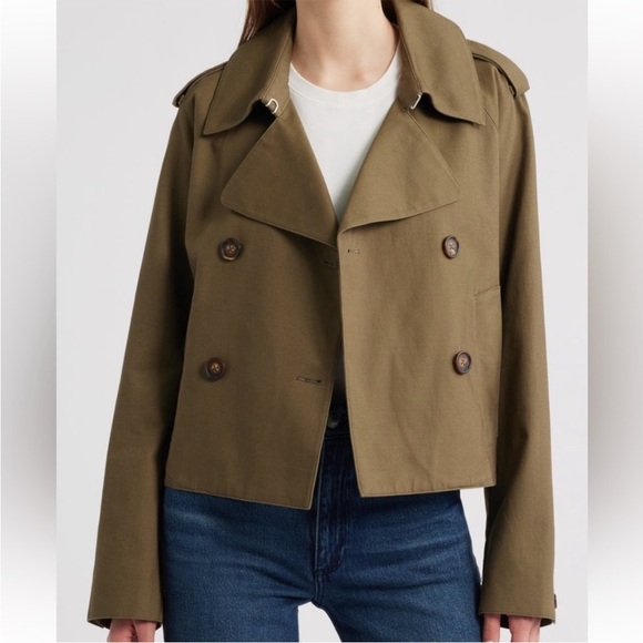 rag and bone Betty Crop Trench Coat - Picture 6 of 6
